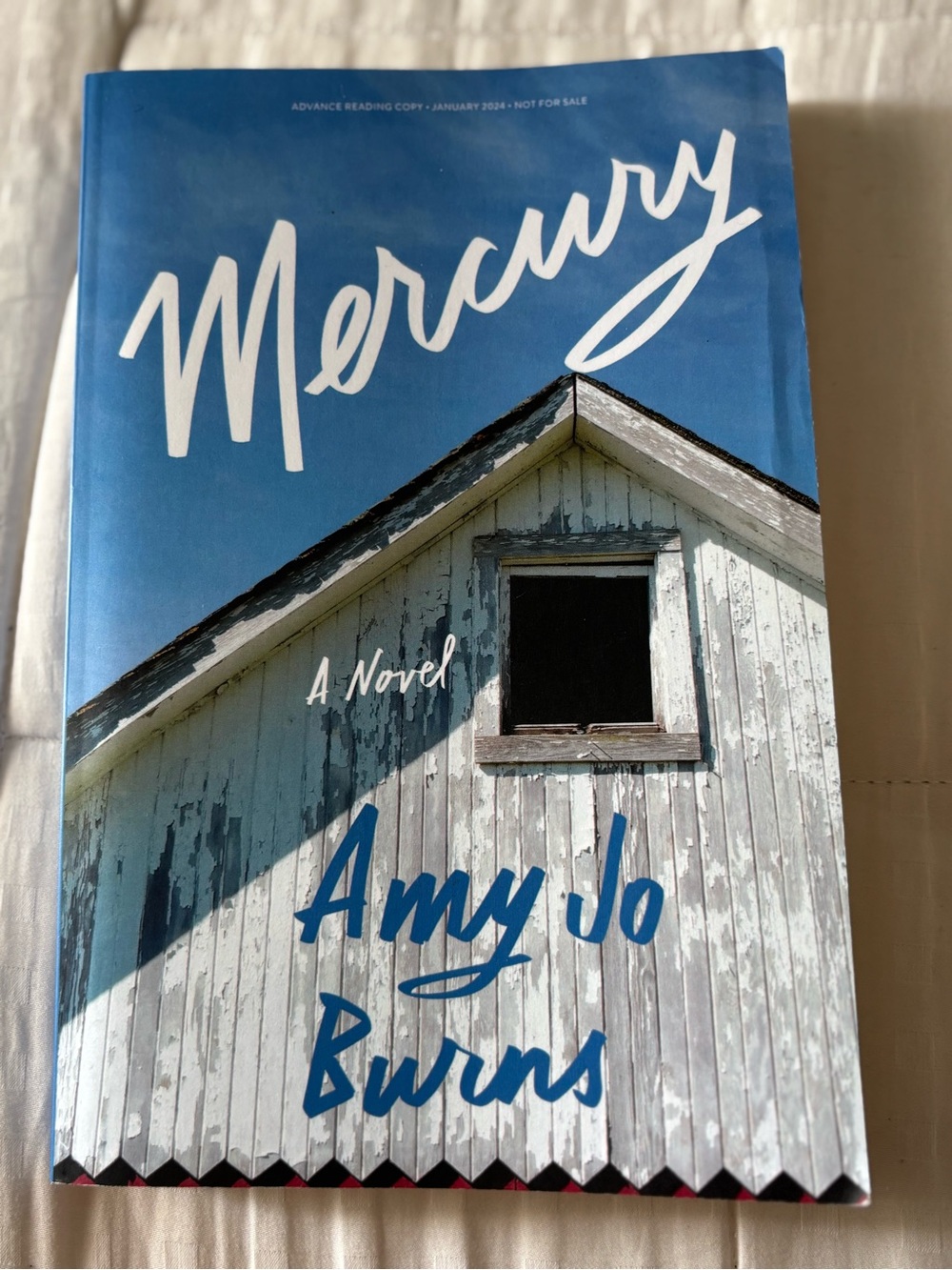 Mercury ARC Advance Reading Copy Amy Jo Burns